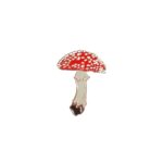 Amanita Muscaria metal enamelled pin badge