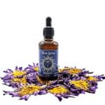 Organic Blue Lotus Nymphaea caerulea Tincture. Made with organic cane ethanol.